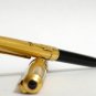 Fountain Pen Mechanical Pencil Set SOYUZ Rolled Gold Kremlin Tower Cap Jewel Top