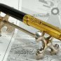 Vintage Mechanical Pencil Soviet Russia USSR Rolled Gold Barrel Soyuz w/ Rubies