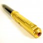 Vintage Mechanical Pencil Soviet Russia USSR Rolled Gold Barrel Soyuz w/ Rubies