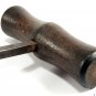 English Corkscrew Tirebouchon Wine Bottle Opener Wooden Handle Forged Iron #2