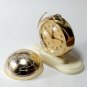 SLAVA Vintage Alarm Clock Desktop Watch Garagin Space Flight Souvenir Earth Back