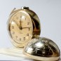 SLAVA Vintage Alarm Clock Desktop Watch Garagin Space Flight Souvenir Earth Back