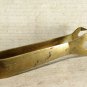 Vintage Brass Ice Olive Claw Pick - Patina - Used Metalware Collectibles