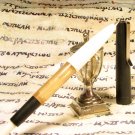 VINTAGE FOUNTAIN PEN - Piston Filler - Never Inked NOS Black, USSR 70s