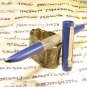 VINTAGE FOUNTAIN PEN - Never Inked NOS Piston Filler - USSR 1970s - Rare Purple