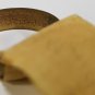 WEDDING RING BAND - Made from Vintage SERBIAN BRASS COIN Kraljevina Jugoslavija