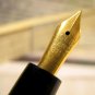 12k Gold Plated Nib, VINTAGE FOUNTAIN PEN, Piston Filler, Used CHINA Pens 1970s