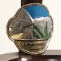 Vintage WALKING STICK BADGE - Swiss Italy Alps Pass - Mountain Hiking Souvenir