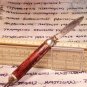 Small Vintage Folding Blade Pocket Knife w/Red Scales Key Ring Loop - Unrestored