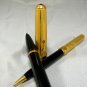 Vintage FOUNTAIN PEN & Propelling Pencil Set - ROLLED GOLD & JEWELS Inlaid + Box