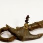 Sailing Ship Ancor Vintage Corkscrew - Cast Brass Tirebouchon Wine Bottle Opener