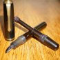 "POBEDA" Vintage Fountain Pen - Striped Bakelite Barrel - Piston Filler - As Is