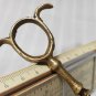 Vintage Corkscrew - Cast Brass Tirebouchon - Bartender Tool - Wine Bottle Opener