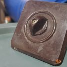 Vintage Wall Mounted Lamp Light Toggle Switch - Brown Bakelite - Pair of Two