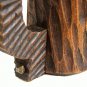 Vintage Wooden Hand Carved Cup - Pen Pencil Holder w/ Handle "b" Letter Logo :)