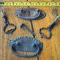 Vintage Cabinet Hardware Set - Brass Drawer Pulls & Handle - Your DIY Project!