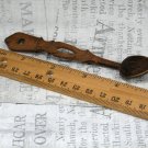 Vintage Handmade Wooden Spoon - Spice Sugar Kitchen Folk Souvenir Europe 1950s