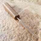 Small Vintage File - Wooden Handle - Metal Workshop Hand Tool - Retro Decor Item