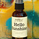 Hello Sunshine --- A Bergamot Aromatherapy Spray/ Perfume to Kick-Start Your Spirits