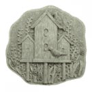Alabastrite Birdhouse Garden Plaque