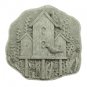 Alabastrite Birdhouse Garden Plaque