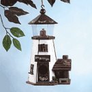 Wood Lighthouse Birdhouse
