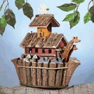 This winsome birdhouse can make life a day at the beach for your avian visitors. Exclusive.