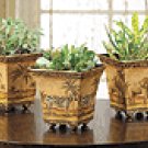 Nested Safari Tin Pots