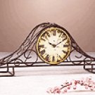 Metal Wire Mantle Clock