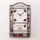 Alabastrite Fruit Stand Wall Clock