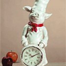 Pig Chef Clock