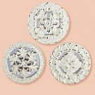 Distress Medallion Mirror Set3