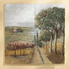 4 Pc. Country Patchwork Mural
