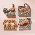 12-Piece Alabastrite Chicken Magnetic Memo Holder