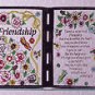 Simulated Stained Glass "Friendship" Plaque