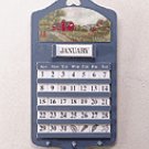 Wood Barn Scene Wall Calendar & Key Holders