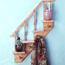 Wood Staircase Shelves