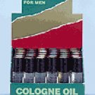 Man's Cologne Oil Roll On Display