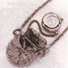 Antique Silver-Plated Purse Watch