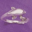 Sterling Silver Dolphin Ring