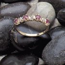 10K Gold Lady's Ruby Diamond Ring