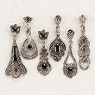 Faux Marcasite Earrings Assorted