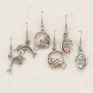 Silver-Plated Assorted Dolphin Earrings