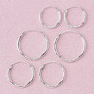 Sterling Silver Hoop Earrings