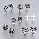 Sterling Silver Stud Earrings
