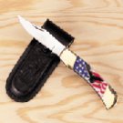 American Flag Eagle Stainless Knife
