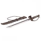 Sword With Protective Handle And Wood Case
