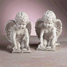 Reading Cherubs Bookends