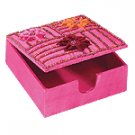 Embroidered Memo Pad Holder