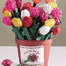 2-Dozen Assorted Rose Pen In Pot
